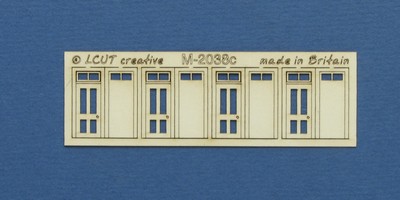 M 20-38c N gauge kit of 4 single doors with square transom type 1